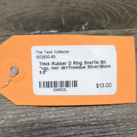 Thick Rubber D Ring Snaffle Bit *vgc, mnr dirt?residue
