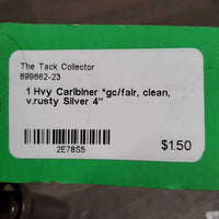 1 Hvy Caribiner *gc/fair, clean, v.rusty
