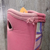 Med Lined Muck - Rubber Boots *gc, dirt, hair, faded, stains
