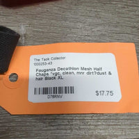 Mesh Half Chaps *vgc, clean, mnr dirt?dust & hair

