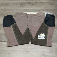 Full Seat Breeches *gc, puckers, pulled seat seams, seam rubs & threads, older?
