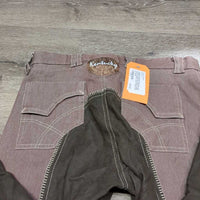 Full Seat Breeches *gc, puckers, pulled seat seams, seam rubs & threads, older?
