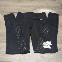 Fleece Lined Winter Breeches, Pull On, Zipper Pocket *gc, shrunk?, wavy seams, hairy, rubs, frays, snags, older?
