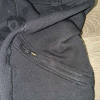 Fleece Lined Winter Breeches, Pull On, Zipper Pocket *gc, shrunk?, wavy seams, hairy, rubs, frays, snags, older?
