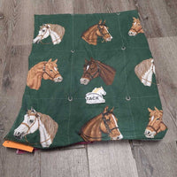 Thin Double Sided Quilt Blanket *gc, faded & thin edges, older, clean
