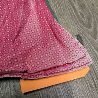 Thin Double Sided Quilt Blanket *gc, faded & thin edges, older, clean
