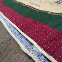 Thin Double Sided Quilt Blanket *gc, mnr faded

