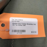 Hvy Cotton Breeches, Pull On *xc

