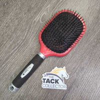 Soft Bristle Mane & Tail Brush, Handle *vgc, clean, mnr hair, scuffs & scratches
