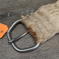 29 Nylon String Cinch, 2x D Rings *gc/fair, BENT Pin, rusty, hairy, stains, frays, rubs/scrapes
