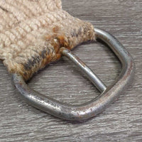 29 Nylon String Cinch, 2x D Rings *gc/fair, BENT Pin, rusty, hairy, stains, frays, rubs/scrapes
