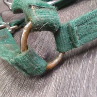v.Thick Nylon Halter, spring snap *gc/fair, rusty, frayed/torn edges & holes, stains
