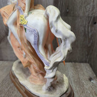 "The Natelia Collection" Horse & Girl Statue *vgc, dirt, dust
