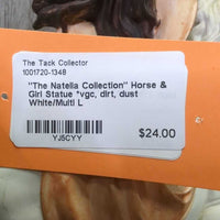 "The Natelia Collection" Horse & Girl Statue *vgc, dirt, dust
