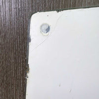 Glass Team Roping Decor Hot Plate?Cutting Board *gc/fair, scratches/scrapes, taped, film, stains, chipped/peeled edges
