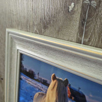 Draft?Gypsy Vanner Horse Photo, Wood Frame *gc, v.scraped edges
