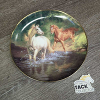 "Free as the Wind" British Horse Society by ? Decorative Plate #H66594 *vgc, rubs, scuffs, residue, scratches
