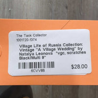 Village Life of Russia Collection: Vintage "A Village Wedding" by Natalya Leonova *vgc, scratches
