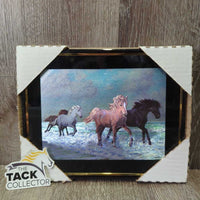Framed Reflective Horse Picture, Box *new
