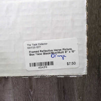 Framed Reflective Horse Picture, Box *new
