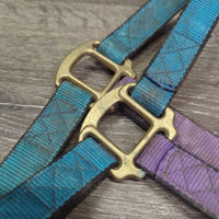 Stiff Thick Nylon Halter *gc/fair, dirty, stains, older, edge rubs
