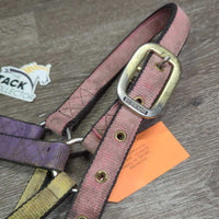 Stiff Thick Nylon Halter *gc/fair, dirty, stains, older, edge rubs
