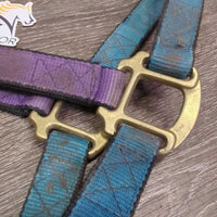 Stiff Thick Nylon Halter *gc/fair, dirty, stains, older, edge rubs
