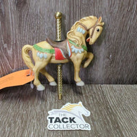 Ceramic Carousel Horse *N0 Stand, rubs

