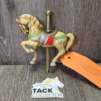Ceramic Carousel Horse *N0 Stand, rubs
