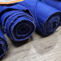 4 Stretchy Nylon Leg Wraps *gc, clean, stains, edges: linty, frays & rubs, hairy velcro, mnr unstitched seam
