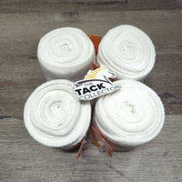 4 Fleece Polos *gc, clean, hairy, clumpy, edge rubs
