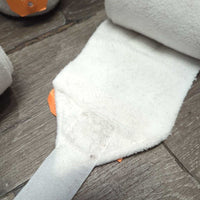 4 Fleece Polos *gc, clean, hairy, clumpy, edge rubs
