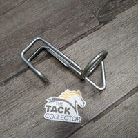 Stall Mount Metal Bucket Holder *gc, stains, rust, scrapes, oxidized
