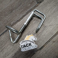 Stall Mount Metal Bucket Holder *gc, stains, rust, scrapes, oxidized
