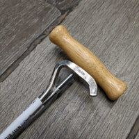 2 Boot Pulls, Wood Handles *vgc, mnr mismatched & rubs
