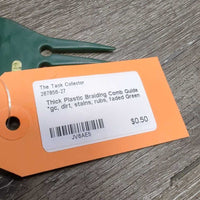 Thick Plastic Braiding Comb Guide *gc, dirt, stains, rubs, faded
