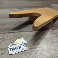 "The Steady Boot Jack" Hvy Wide Maple Wood *vgc/gc, clean, stains, rubs, residue, scrapes, older?
