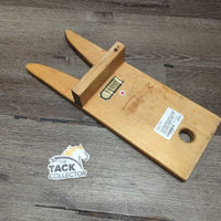 "The Steady Boot Jack" Hvy Wide Maple Wood *vgc/gc, clean, stains, rubs, residue, scrapes, older?
