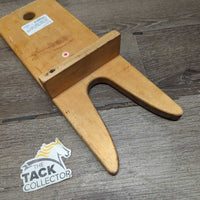 "The Steady Boot Jack" Hvy Wide Maple Wood *vgc/gc, clean, stains, rubs, residue, scrapes, older?
