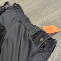 Hvy Winter Riding Pants, 2 elastics *gc/fair, rubbed, thin & peeling seat, faded, rubs, pills, stretched foot & waist elastics, older
