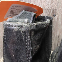 Paddock Boots, zips, older, clean, dents, scratches, inside folded insole & rubs, elastic rubs, stiff zip
