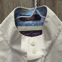 LS Show Shirt *gc, No Collar, seam puckers, older
