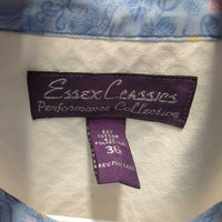 LS Show Shirt *gc, No Collar, seam puckers, older
