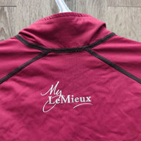 LS Base Layer Shirt, 1/4 Zip up *vgc/xc, v.mnr seam rubs & puckers
