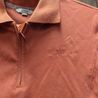 JUNIORS SS Polo Shirt, 1/4 Zip Up *vgc, mark?stains, rubs, pills
