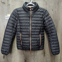 Puffy Jacket, zipper *gc, clean, edge rubs, snags & pills
