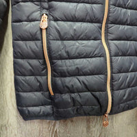 Puffy Jacket, zipper *gc, clean, edge rubs, snags & pills
