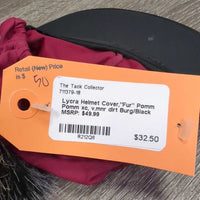 Lycra Helmet Cover,"Fur" Pomm Pomm xc, v.mnr dirt
