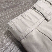 JUNIORS EuroSeat Breeches *gc/fair, seat & leg stains, unstitched waist, inner threads & curled waist, v.puckered

