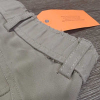JUNIORS EuroSeat Breeches *gc/fair, seat & leg stains, unstitched waist, inner threads & curled waist, v.puckered
